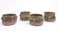 Eight Len Castle Pottery Soup Bowls