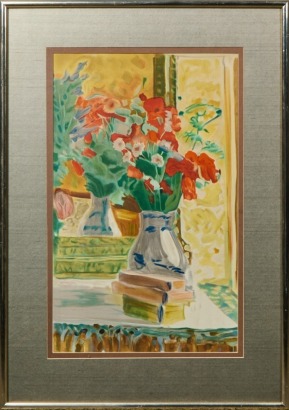 A Pierre Bonnard Replica Print of Les Coquelicots