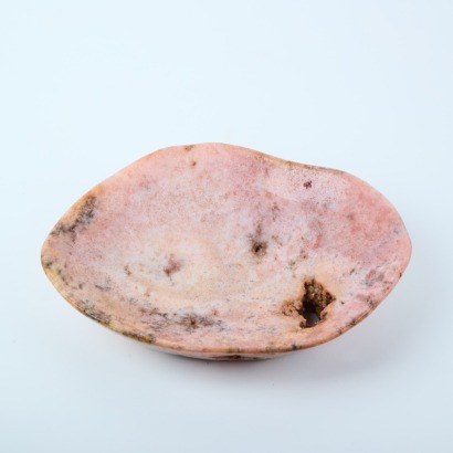 A Pink Amethyst Carved Bowl