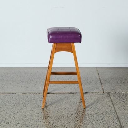 A Mid-Century Swivel Stool