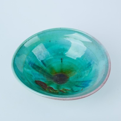 A Large Peter Lange Salt Glazed Porcelain Bowl