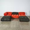 An Orange Cord Camaleonda Sofa by Mario Bellini for B&B Italia - 2