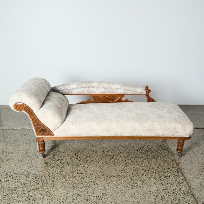 An Upholstered Chaise Lounge