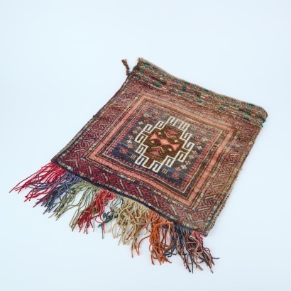 A Vintage Handmade Afghan Saddle Bag