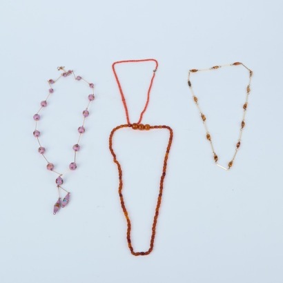 A Collection Of Four Costume Jewellery Necklaces