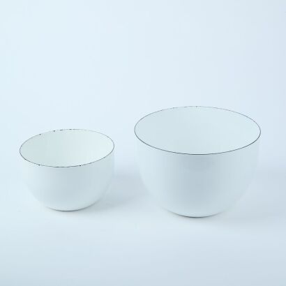 A Pair of Salad Bowls by Kaj Franck for Arabia-Finel Finland c.1960s