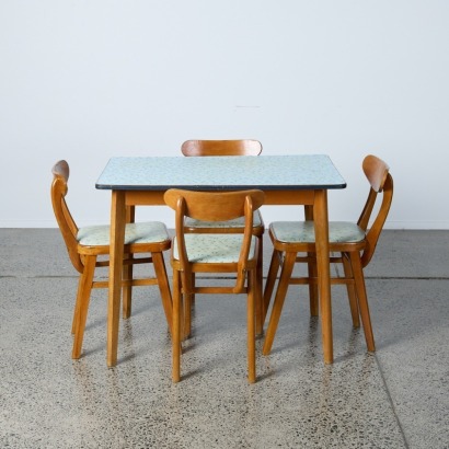 A Children's Formica Style Dining Suite
