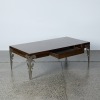 A Modern Zebrano Style Wood Coffee Table - 2