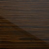 A Modern Zebrano Style Wood Coffee Table - 3