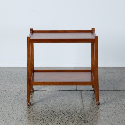 A Mid-Century Rosewood Bar Cart