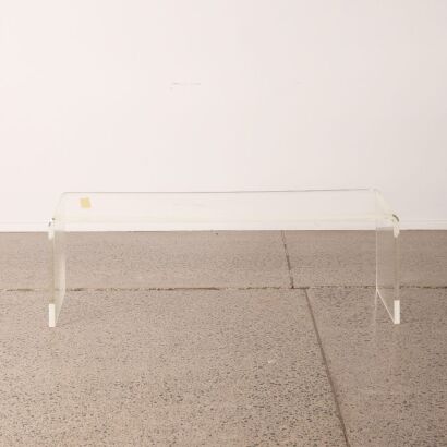 A Perspex Waterfall Coffee Table
