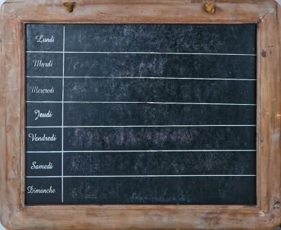A Rustic French Blackboard