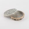A Korean 17th Century Underglaze Black Floral Covered Box