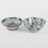 A Chinese Ming Dynasty Blue and White Bowl AND A Blue and White Bowl (Meiyu Mark)