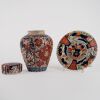 A Japanese Meiji Period Imari Lidded Jar and An Imari Dish - 3