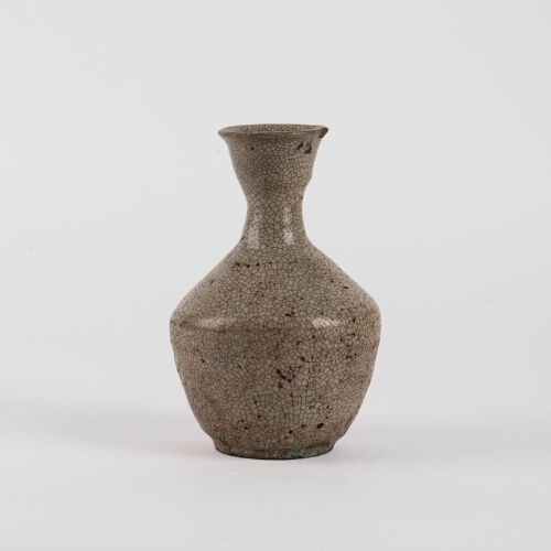 A Korean 11th to12th Century Goryeo Dynasty Crackle-glazed Vase