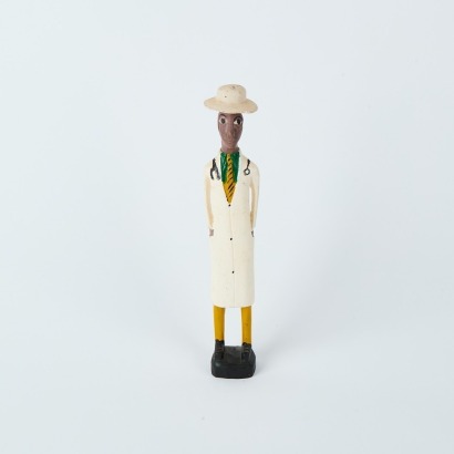 A West African Colonial Doctor Carving