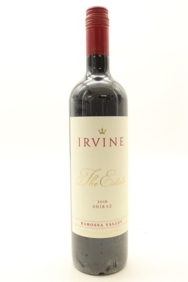 (1) 2016 Irvine 'The Estate' Shiraz, Eden Valley