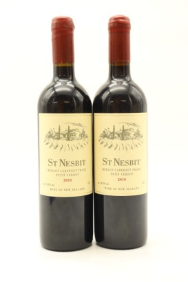 (2) 2010 St Nesbit Cabernet Merlot Petit Verdot, Auckland