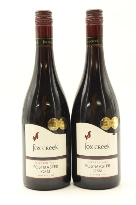 (2) 2014 Fox Creek Postmaster GSM, McLaren Vale