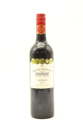 (1) 2015 Chateau Tanunda Grand Barossa Shiraz, Barossa Valley