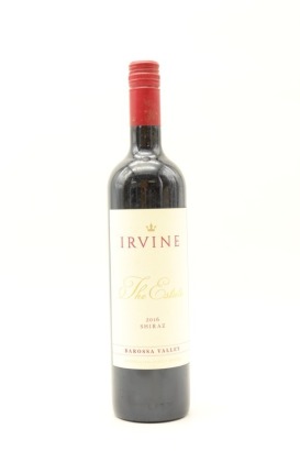 (1) 2016 Irvine 'The Estate' Shiraz, Eden Valley