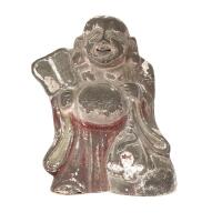 A Meiji Period Japanese Painted Pottery Hotei Figure