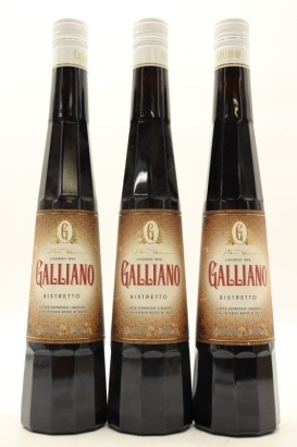 (3) Galliano Ristretto Coffee Liqueur, Italy, 30% ABV, 500ml