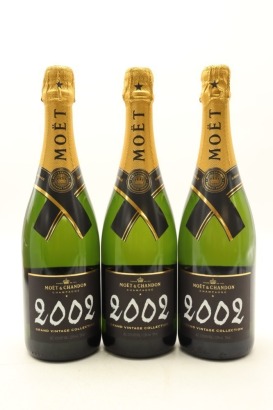 (4) 2002 Moet & Chandon Grand Vintage Brut, Champagne