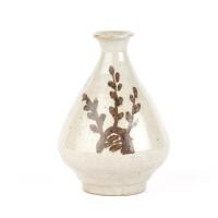 A Small Korean Pottery Tapered Bottle Vase