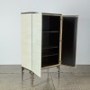 A Visionnaire Perceval Pelle Drinks Cabinet with Eel Leather - 2