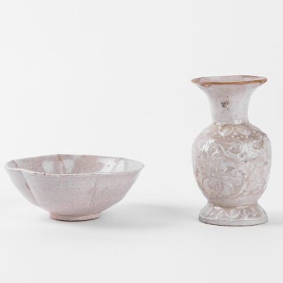 A Set of Two Chinese Song Dynasty Yingqing Porcelains