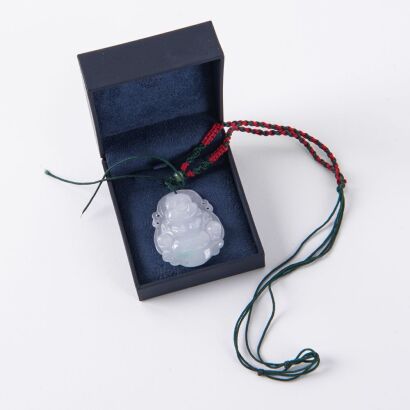 A Chinese Jade Buddha Pendant