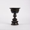 A Chinese Tibet 19th Century Silver Butter Lamp