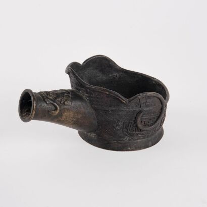 A Chinese Late 19th to Early 20th Century Bronze Iron