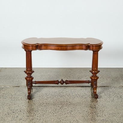 A Rosewood Stretcher Table