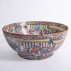 A Chinese 19th Century Qing Dynasty Canton Famille-rose 'Figurals' Big Bowl