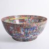 A Chinese 19th Century Qing Dynasty Canton Famille-rose 'Figurals' Big Bowl - 3