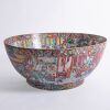 A Chinese 19th Century Qing Dynasty Canton Famille-rose 'Figurals' Big Bowl - 5