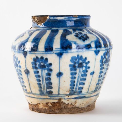 A Korean 15th to 16th Century Blue and White Jar
