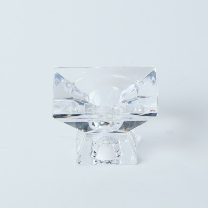 A Clear Glass Tealight Holder