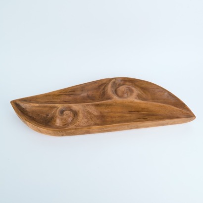 A Large Carved Kauri Bowl