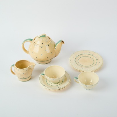 A Susie Cooper Burslem Kestrel Tea Set A/F