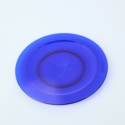 A Blue Glass Plate A/F