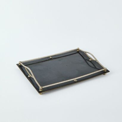 A Sun Electroplating Art Deco Drinks Tray