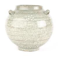 A Rare Punch Ong Korean Pottery Tea Jar 16th Century