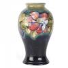 A Large Walter Moorcroft Baluster Clematis Pattern Vase, C. 1950s