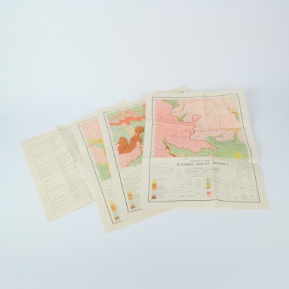 A Set of Three Geological Maps from Bulletin 61 of Tutame, Punekitere, and Mangakahia