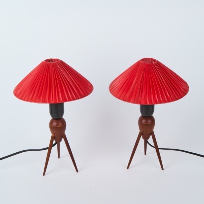 A Pair Vintage of Atomic Lamps