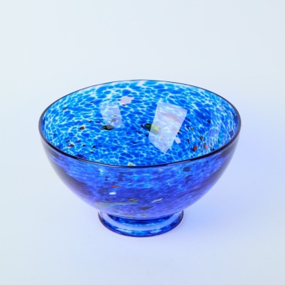 A Hoglund Murrini Cane Bowl Signed O.M Hoglund